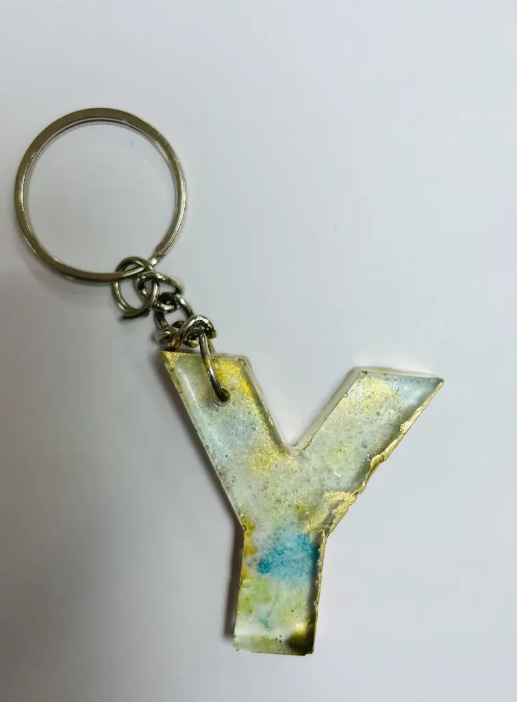 Letter 'Y' with design Keychain -GMK039